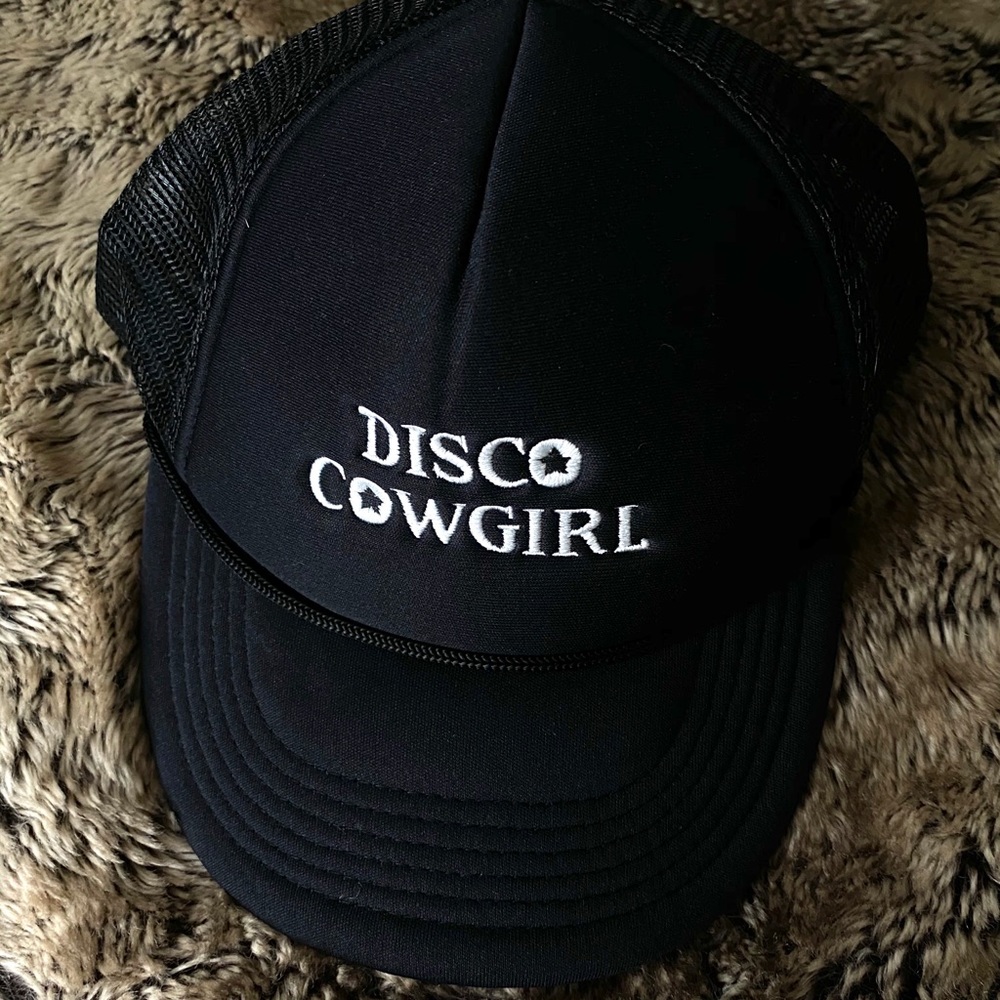 Disco Cowgirl Nashville boutique trucker hat